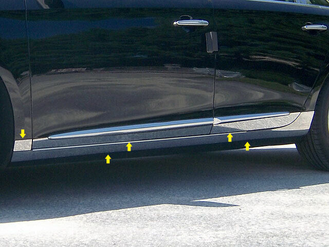 Stainless Steel Rocker Panel Trim 10Pc For 2013-2019 Cadillac XTS