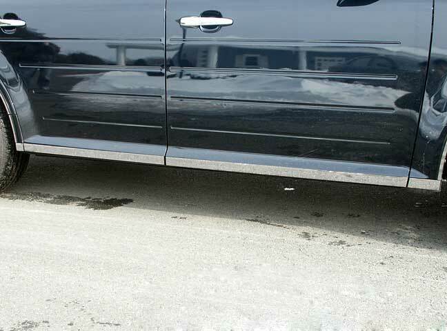 Stainless Rocker Panel Trim 8Pc For 2009-2019 Ford Flex