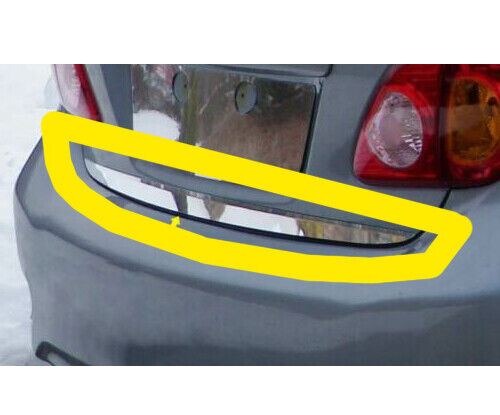 Stainless Steel Trunk Lid Trim 1 Pc For 2009-2013 Toyota Corolla