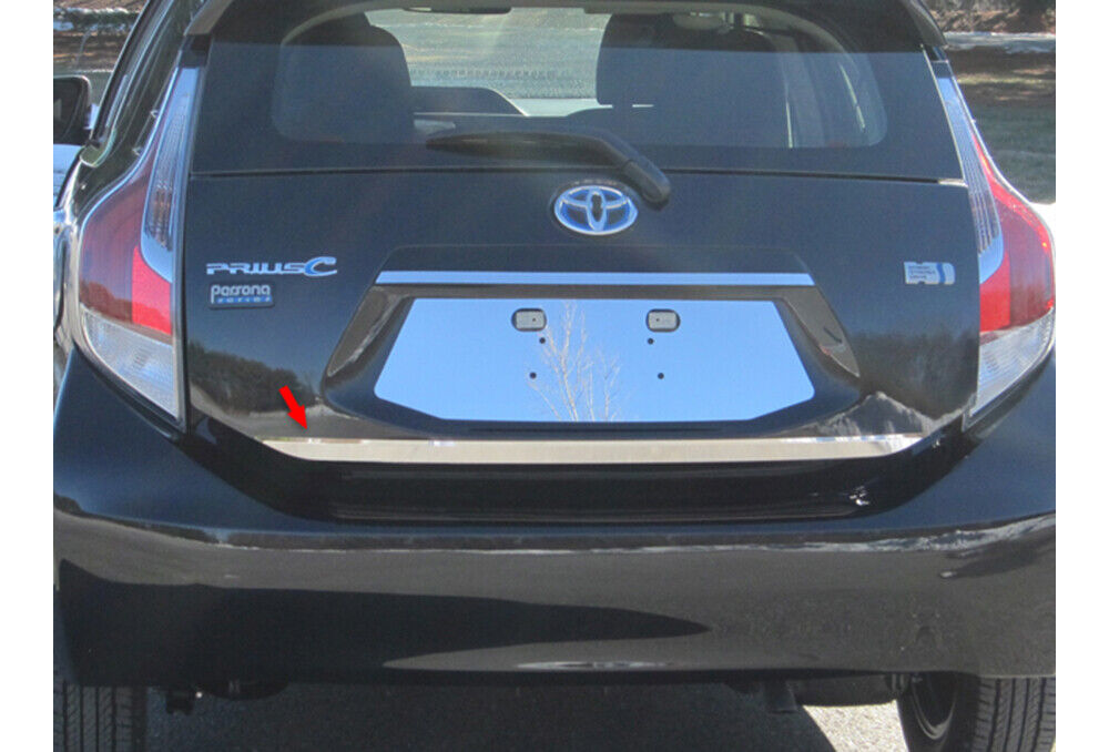 Stainless Steel Rear Deck Accent 1Pc For 2012-2019 Toyota Prius C