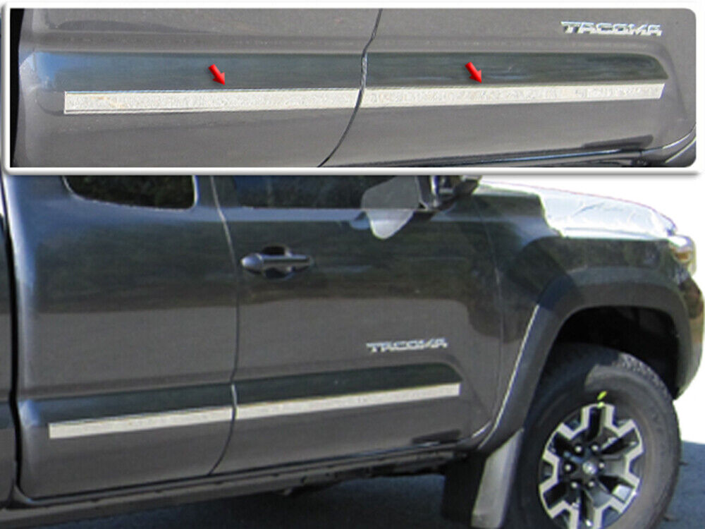 Stainless Steel Molding Insert 4Pc For 2016-2022 Toyota Tacoma
