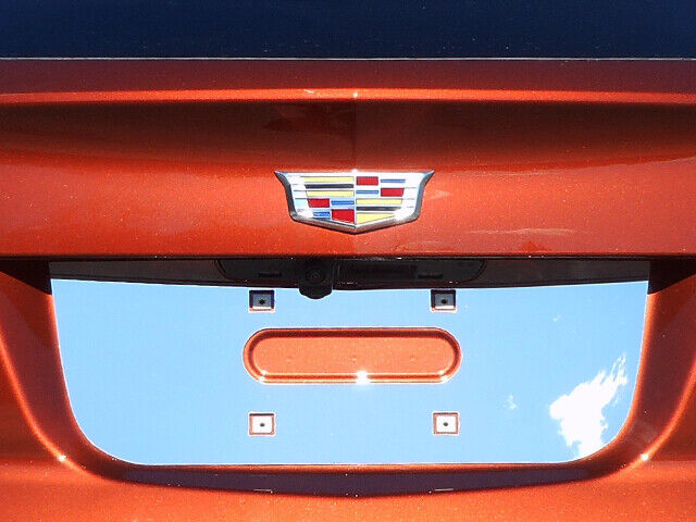 Stainless Steel License Plate Bezel 1 Pc For 2019-2024 Cadillac XT4