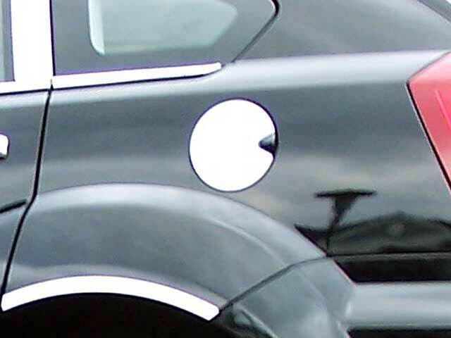 Stick-On Stainless Steel Gas Door Trim 1 Pc For 2007-2012 Dodge Caliber