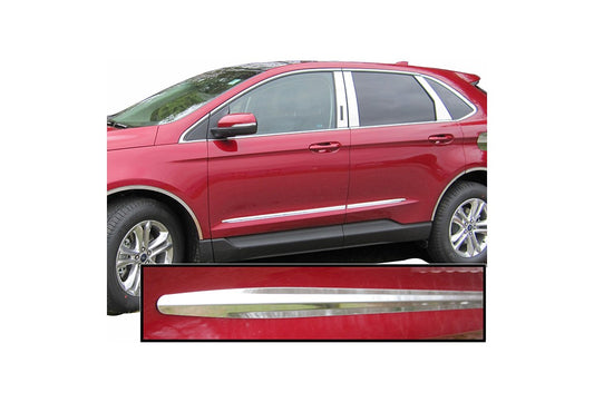 Stainless Steel Body Side Molding Accent Trim 4 Pc
