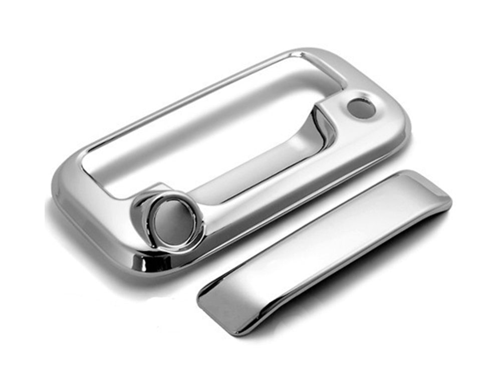 Chrome Plated ABS Plastic Tailgate Handle Cover Kit 2 Pc