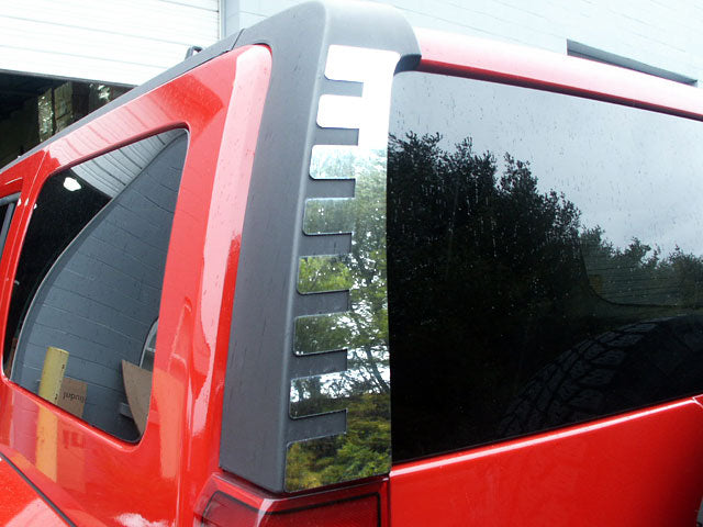 Stainless Steel Rear Window Trim Accent 2 Pc