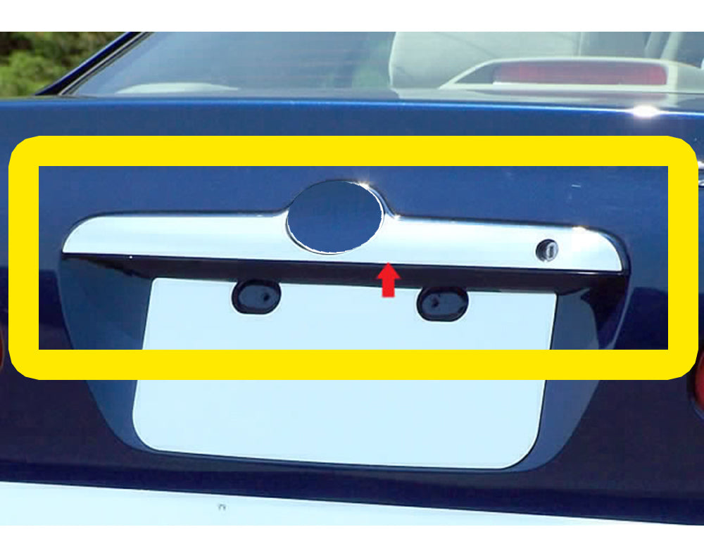 Stainless Steel License Bar - Above plate accent Trim 1 Pc