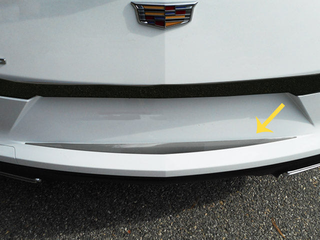 Stainless Steel Polished Rear Bumper Trim Accent 1 Pc