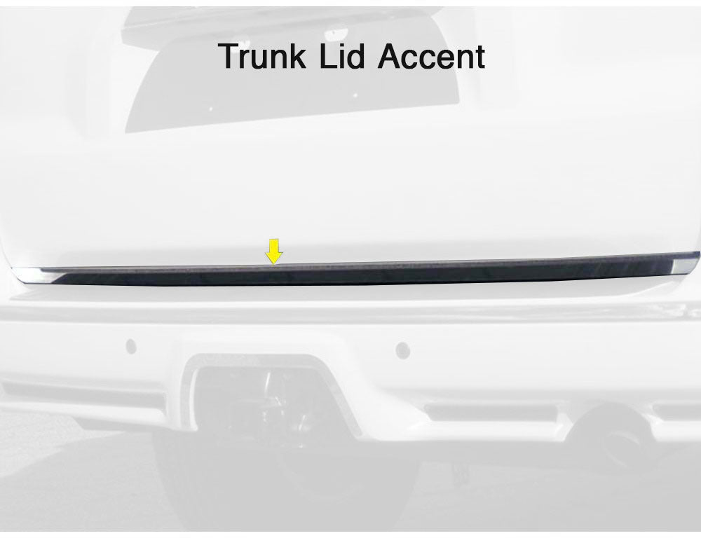 Stainless Steel Rear Deck Trim - Trunk Lid Accent 1 Pc