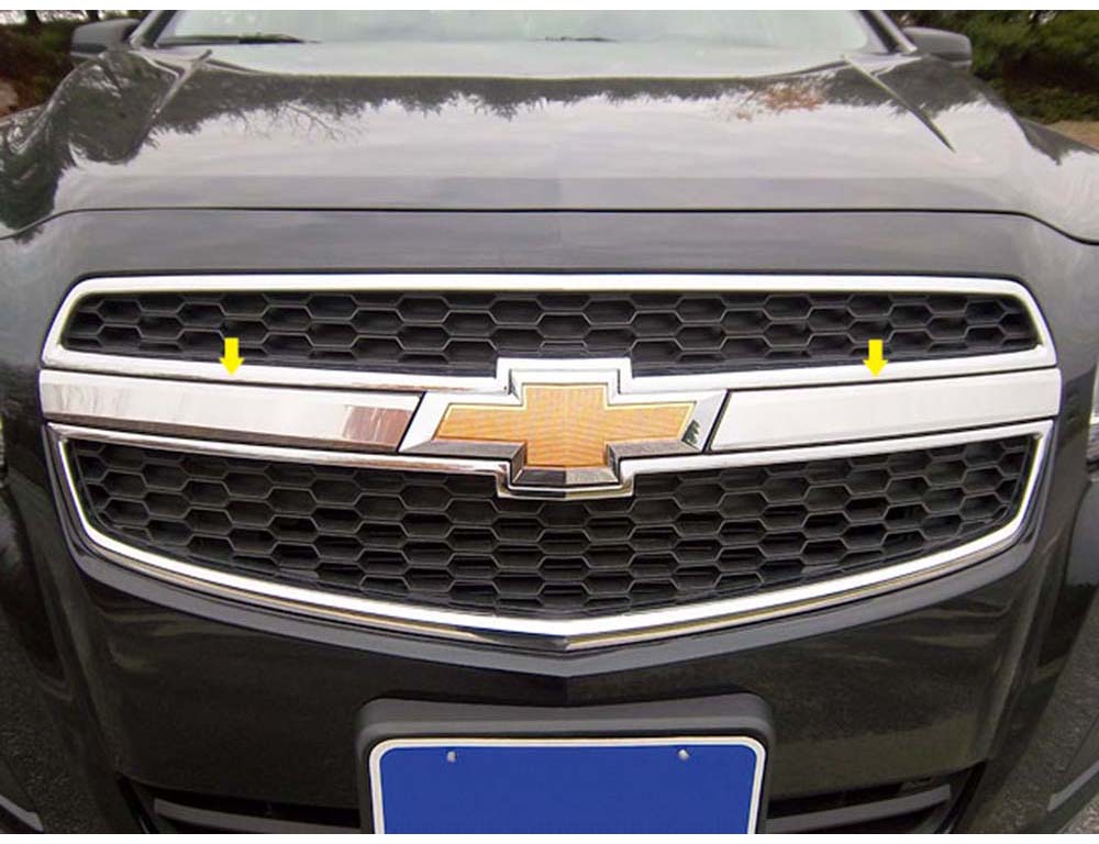 Stainless Steel Front Grille Accent Trim 2 Pc