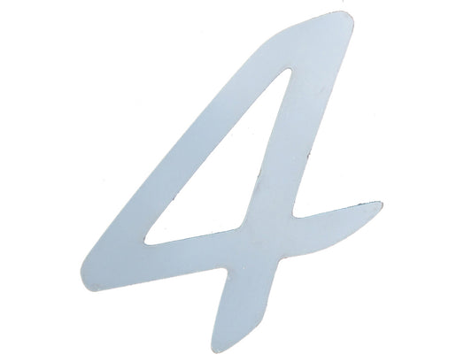 ainless Steel Number "4" 1 Pc