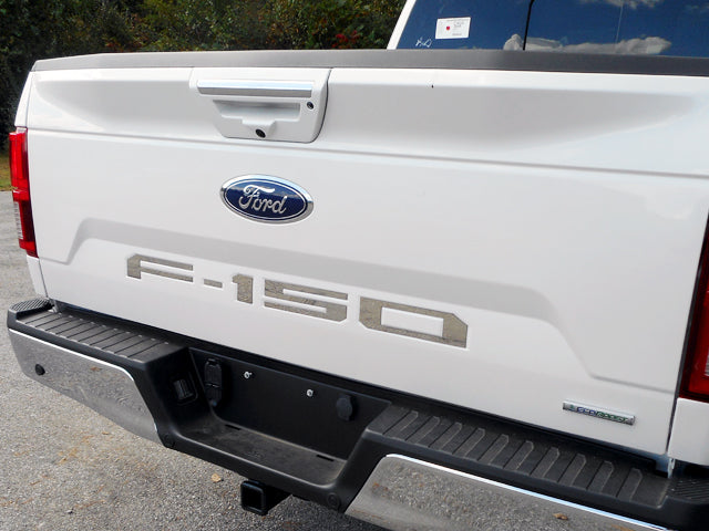 Stainless Steel "F-150" Tailgate Letter Inserts 5 Pc