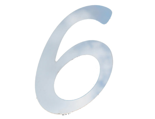 ainless Steel Number "6" 1 Pc