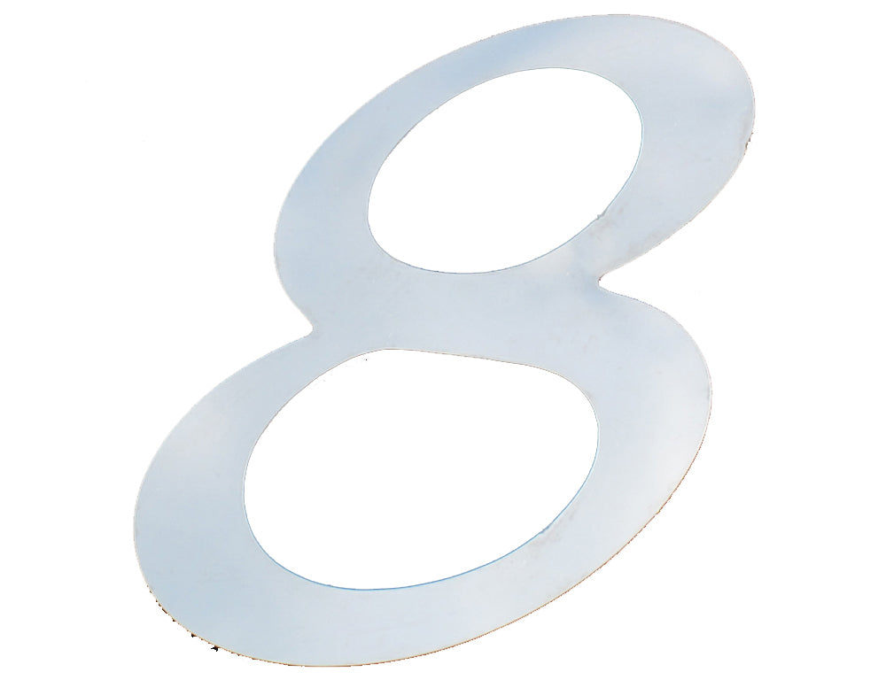 ainless Steel Number "8" 1 Pc
