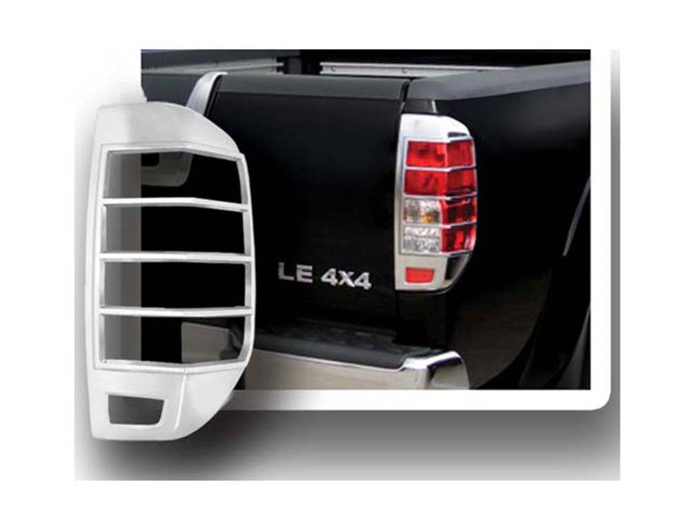Chrome Plated ABS Plastic Tail Light Bezels 2 Pc