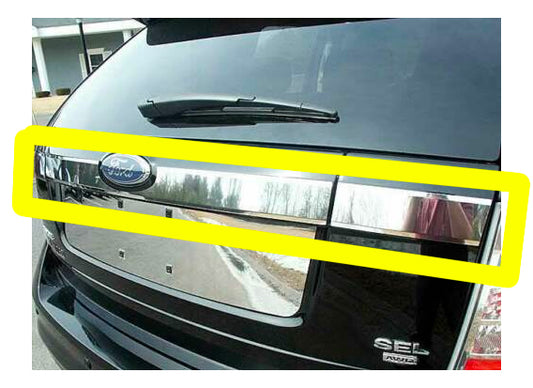 Stainless Steel Trunk Hatch Accent Trim 3 Pc